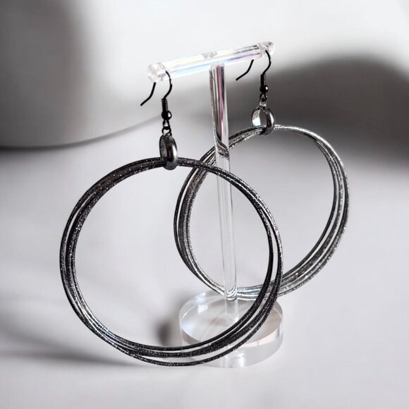 Big Round Disco Earring - Picture 2 of 6